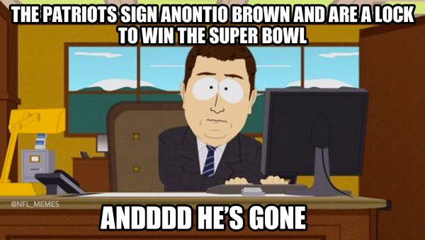 Antonio Brown And He's Gone