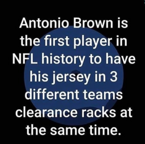 Antonio Brown Clearance Rack