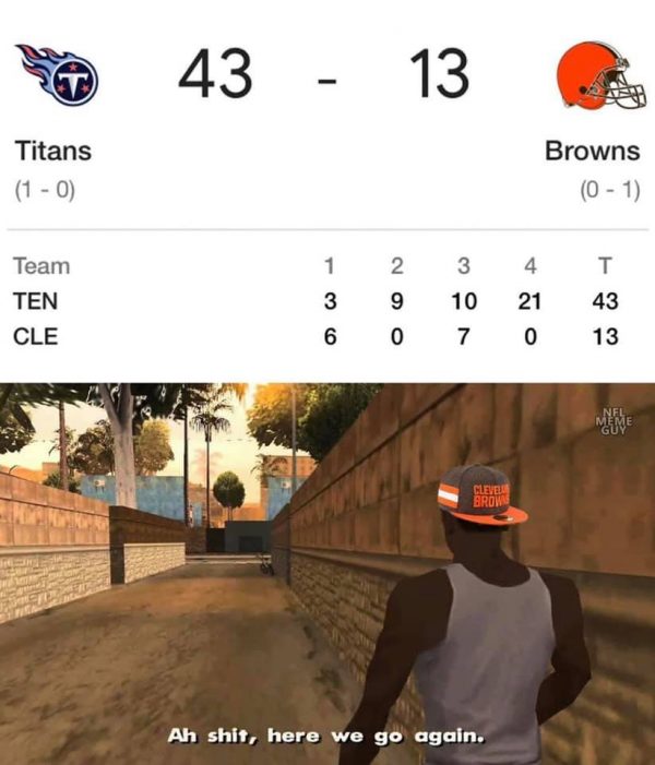 Browns Here we go again