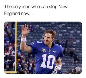 Eli Manning to stop the Patriots