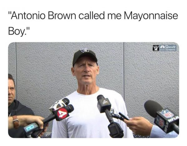 Mike Mayock Antonio Brown meme