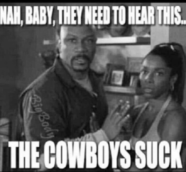 The Cowboys Suck Meme