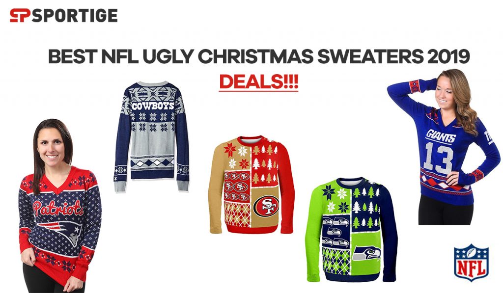 Best NFL Ugly Christmas Sweaters Deals for 2019 - Sportige