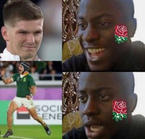 England fans suddenly sad
