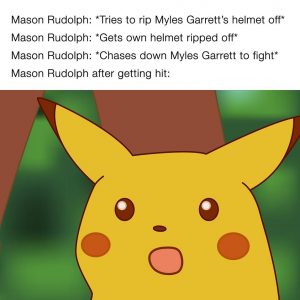 Mason Rudolph Pikachu Face