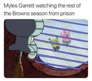 Myles Garrett Prison