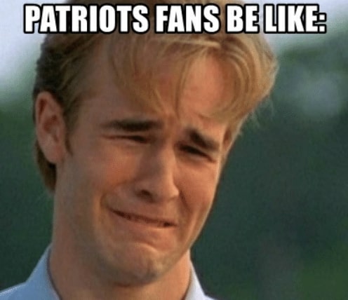 Patriots Fans Crying