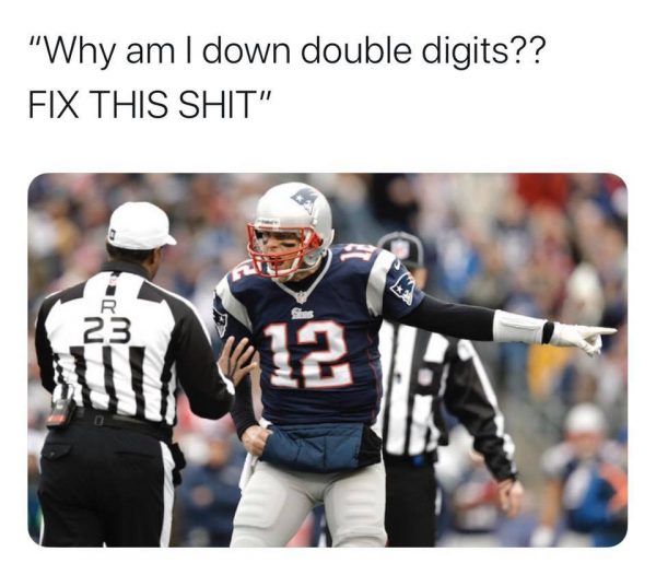 Tom Brady Whining to the Referees