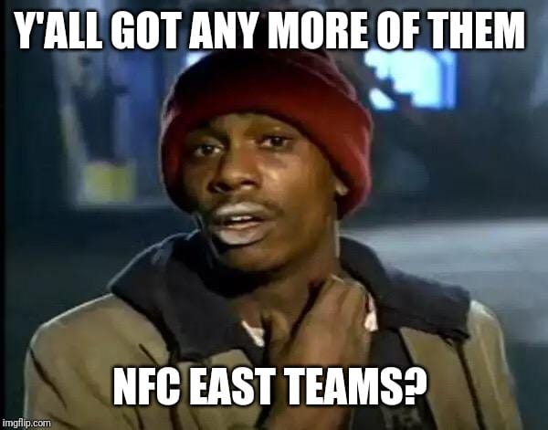 Y'all got more NFC East Teams