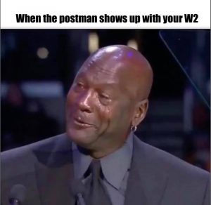 Crying Jordan W2 Meme